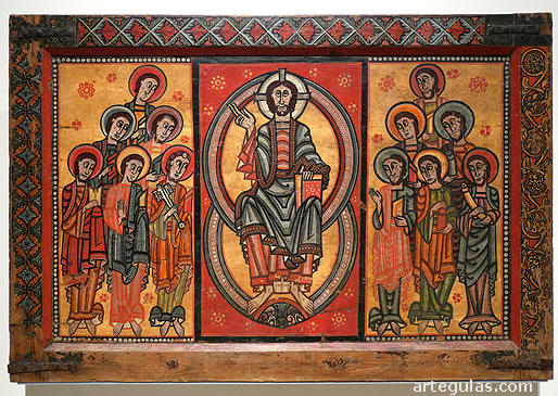 Frontal rom&aacute;nico de La Seu d'Urgell