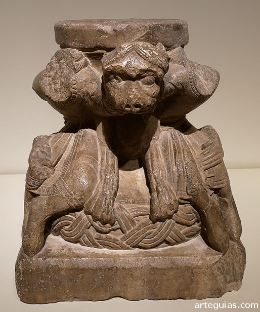 Relieve rom&aacute;nico en el MNAC: Museo Nacional de Arte de Catalu&ntilde;a