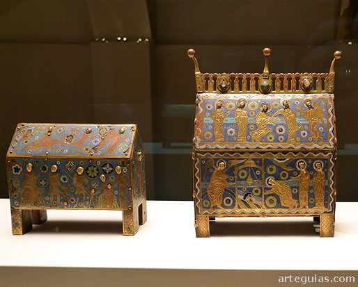 Orfebrer&iacute;a rom&aacute;nica: arquetas relicario