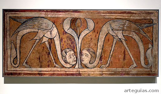 Pintura rom&aacute;nica de la sala capitular de San Pedro de Arlanza, Burgos