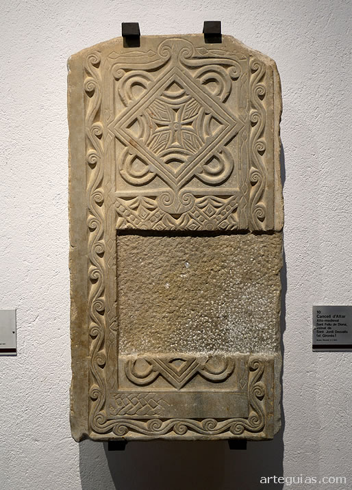 Cancel visigodo del Museo de Arte de Girona
