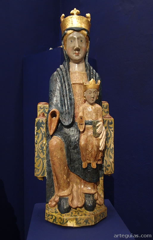 Virgen Mar&iacute;a y el Ni&ntilde;o. Siglo XIII