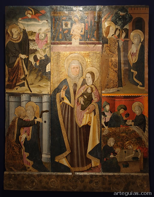 Tabla del retablo de Santa Ana