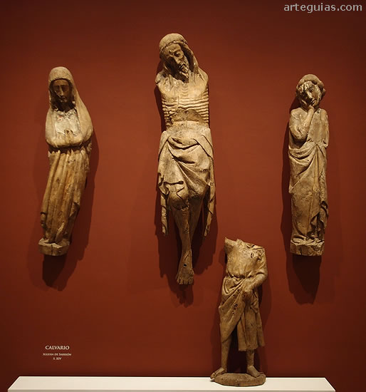 Una de las obras emblem&aacute;ticas del Museo de Arte Sacro de Teruel: el Calavario g&oacute;tico de Sarri&oacute;n
