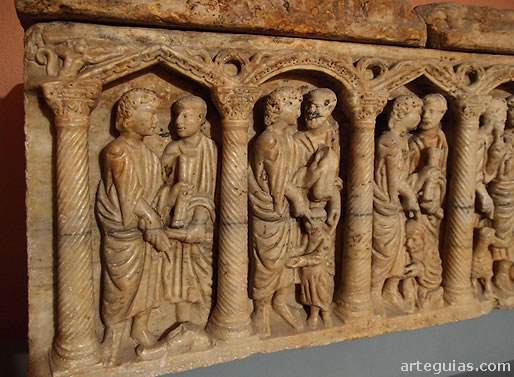 Sarc&oacute;fago de Martos. &Eacute;poca paleocristiana