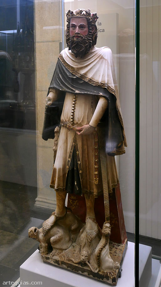 Imagen de San Carlomagno en el Museo Tesoro de Girona