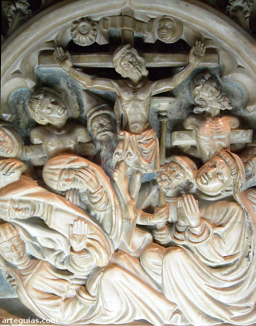 Detalle del sepulcro de Diego de Anaya