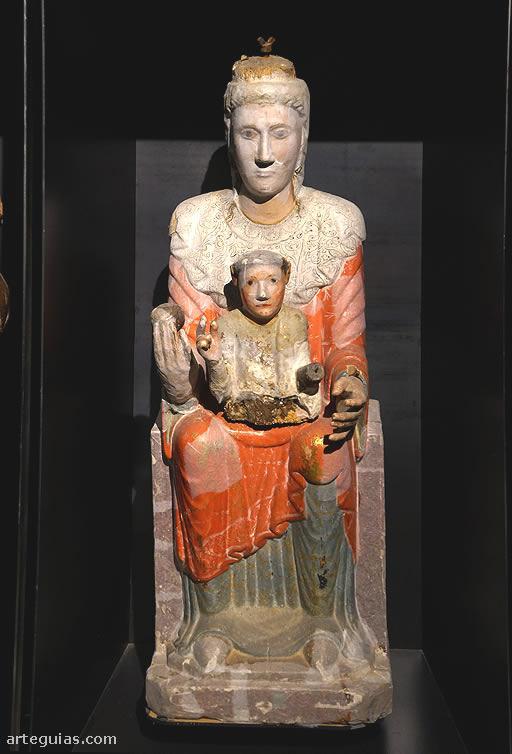 Virgen y Ni&ntilde;o. Conjunto rom&aacute;nico