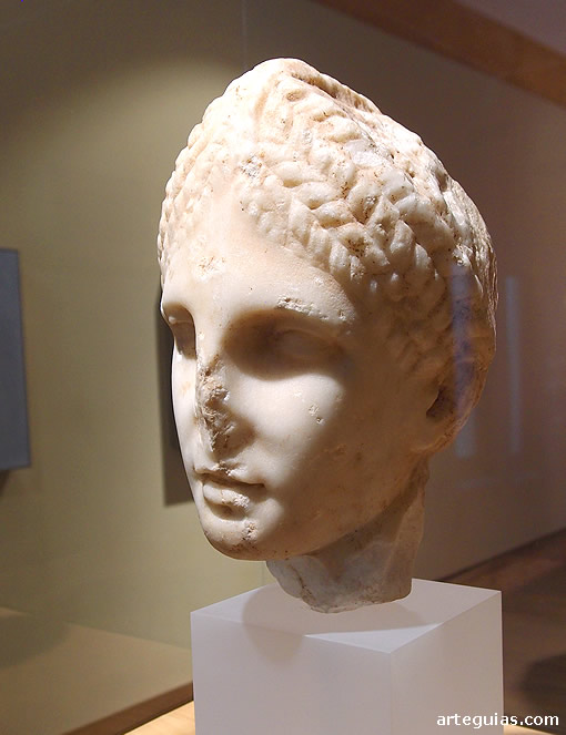 Museo Histórico de Sagunto: una de las piezas más emblemáticas, la cabeza de la diosa Diana