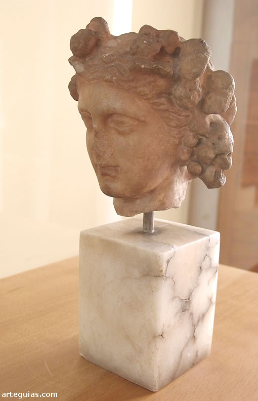 Museo Histórico de Sagunto; cabeza de Dionisos