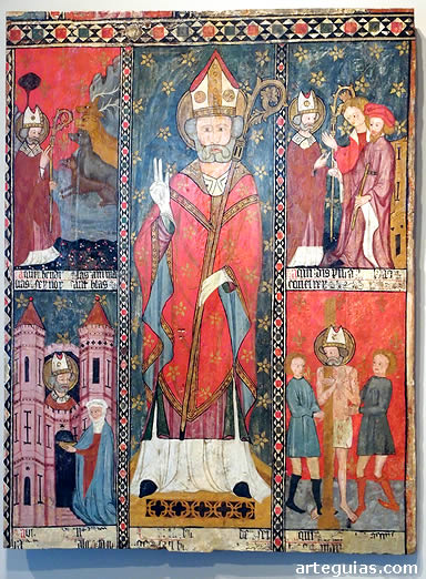 Retablo de San Blas. Escuela Franco-Navarra