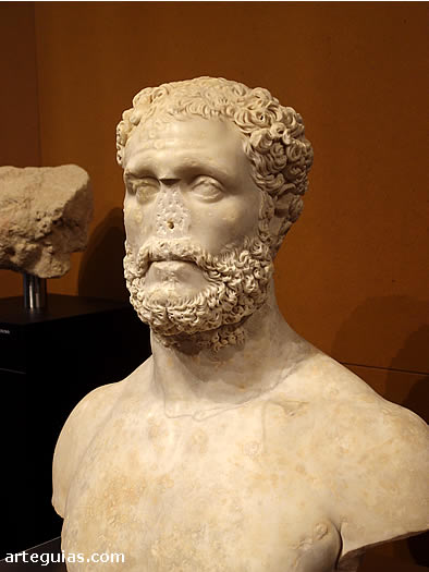 Posible busto de Clodio Albino. SIglo II d.C.