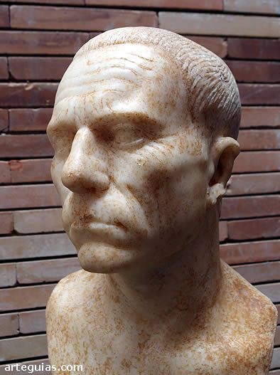 Retrato romano de impactante realismo