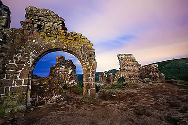 Restos del Castell d'Erampruny&agrave;