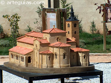 Maqueta en el Parque del Rom&aacute;nico de San Esteban de Gormaz