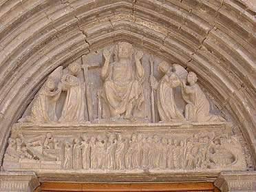 T&iacute;mpano de la iglesia del Salvador