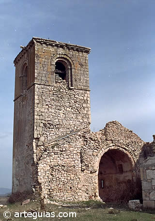 Ruinas de la iglesia de San Justo en Santiuste de Pedraza. (Segovia)