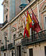Detalle del Ayuntamiento. Plaza de la Villa de Madrid