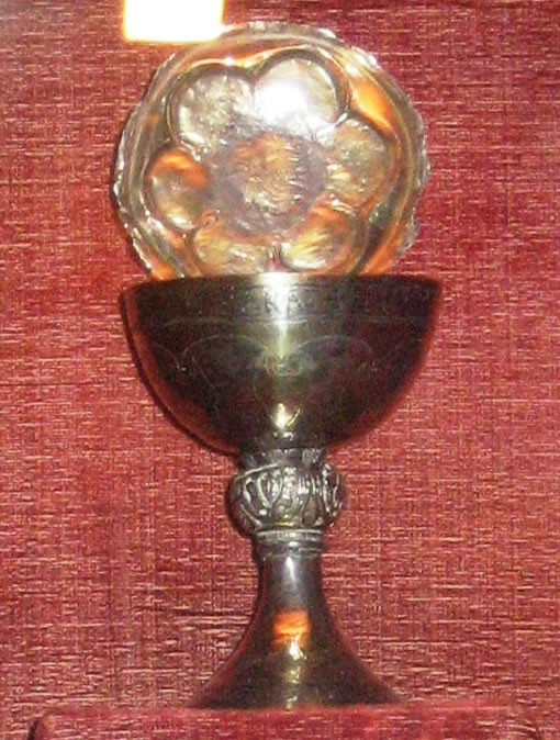 Caliz y patena del milagro