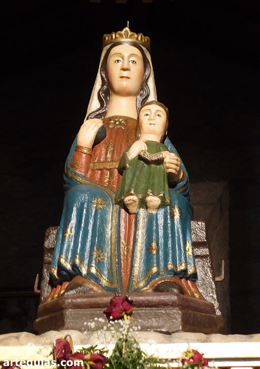 Imagen de la Virgen de Nuestra Se&ntilde;ora de la Fuente de A Franqueira