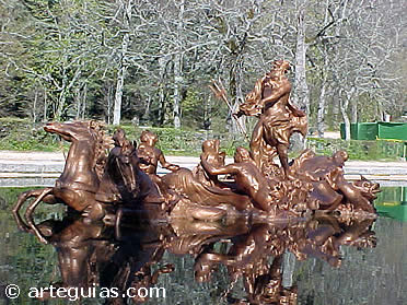 Fuente de Neptuno en la Granja de San Ildefonso, Segovia