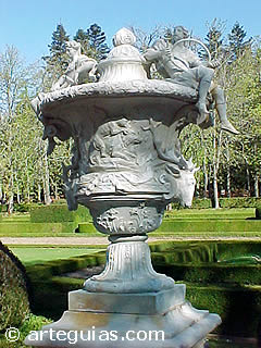 Jardines.  Palacio de la Granja de San Ildefonso. Segovia