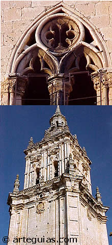 Detalles g&oacute;ticos y barrocos de la Catedral de El Burgo de Osma, Soria