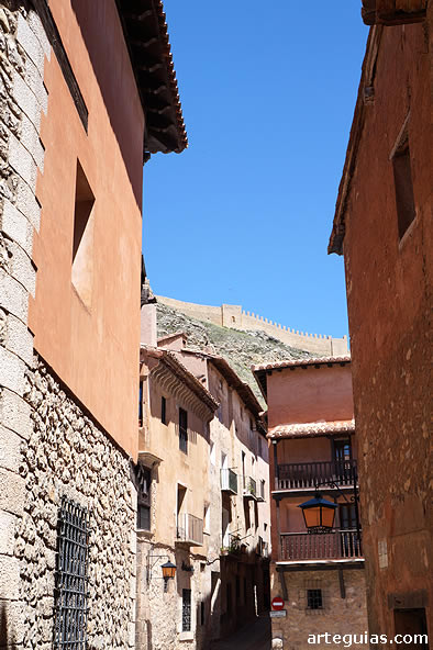 Entramado de calles de Albarrac&iacute;n