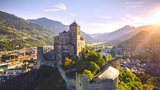 Bas&iacute;lica de Val&egrave;re, Suiza