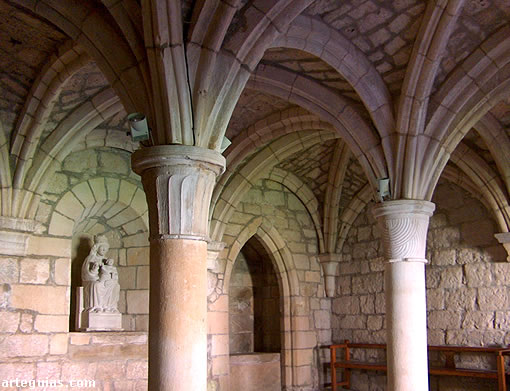 Monasterio de Iranzu: sala capitular