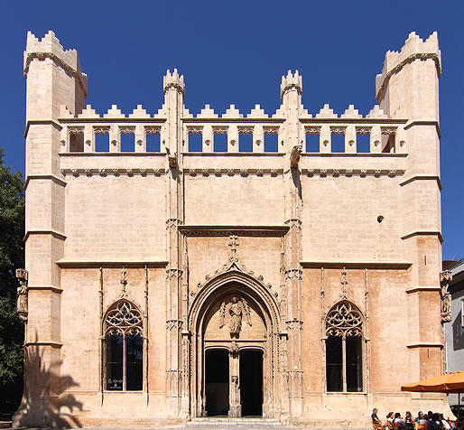 Fachada de la Lonja de Palma de Mallorca