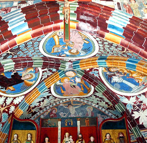 Iglesia de Sogn Gieri (Rh&auml;z&uuml;ns): b&oacute;veda de la Iglesia de Sogn Gieri (Rh&auml;z&uuml;ns)