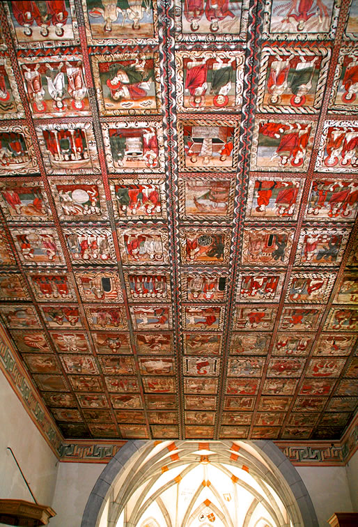 Techo pintado de San Mart&iacute;n de Zillis